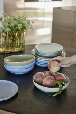 Hubsch Amare Soepborden Zand Set Van 6 Stuks - 211718 -Hubsch hubsch amare soepborden zand set van 6 stuks 21171 3