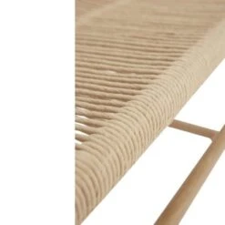 Hubsch Bank Eikenhout - Naturel/off White -Hubsch hubsch bank eikenhout naturel off white 5