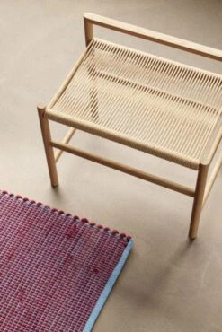 Hubsch Bank Eikenhout - Naturel/off White -Hubsch hubsch bank eikenhout naturel off white 7