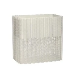 Hubsch Bloempot Metaal - Lichtgrijs