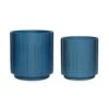 Hubsch Bloempot Set Petrol Blauw -Hubsch hubsch bloempot set petrol blauw