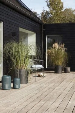 Hubsch Buitenbank Grijs Metaal -Hubsch hubsch buitenbank grijs metaal 3