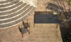 Hubsch Buitentafel Metaal - Zwart -Hubsch hubsch buitentafel metaal zwart 2