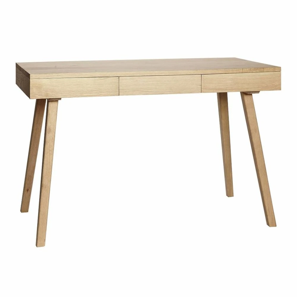 Hubsch Bureau Hout Met 3 Lades 3 Hubsch Bureau Hout Met 3 Lades