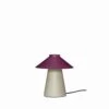 Hubsch Chipper Tafellamp Zand/burgundy - 961615 -Hubsch hubsch chipper tafellamp zand burgundy 961615