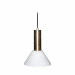 Hubsch Contrast Hanglamp Geborsteld Messing - 961611