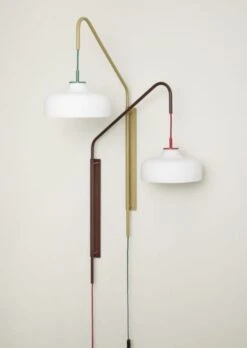 Hubsch Current Wandlamp Khaki/groen - 961616 -Hubsch hubsch current wandlamp khaki groen 961616 1