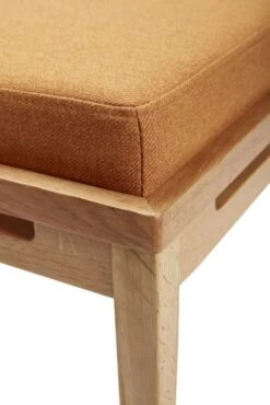 Hubsch Dagbed Inclusief Kussens - Beige/oranje -Hubsch hubsch dagbed inclusief kussens beige oranje 2