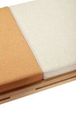 Hubsch Dagbed Inclusief Kussens - Beige/oranje -Hubsch hubsch dagbed inclusief kussens beige oranje 3