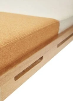 Hubsch Dagbed Inclusief Kussens - Beige/oranje -Hubsch hubsch dagbed inclusief kussens beige oranje 4