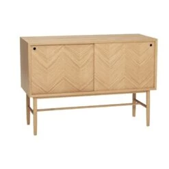 Hubsch Dressoir Met Schuifdeuren Eikenhout
