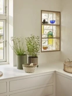 Hubsch Era Bloempotten Bruin Set Van 2 Stuks - 761503 -Hubsch hubsch era bloempotten bruin set van 2 stuks 76150 3