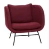 Hubsch Fauteuil Bordeaux Rood -Hubsch hubsch fauteuil bordeaux rood