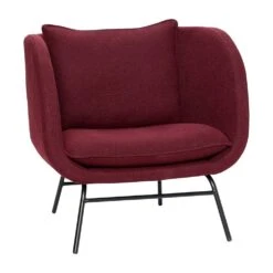 Hubsch Fauteuil Bordeaux Rood