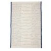 Hubsch Geweven Vloerkleed - Blauw/wit -Hubsch hubsch geweven vloerkleed blauw wit
