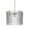 Hubsch Hanglamp Glas/metaal - Clear/nickel -Hubsch hubsch hanglamp glas metaal clear nickel