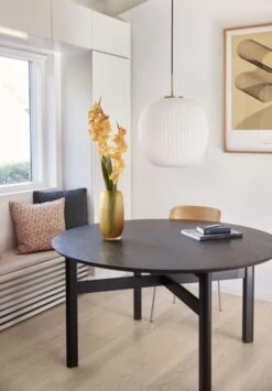 Hubsch Hanglamp Glas - Wit/messing ø42cm -Hubsch hubsch hanglamp glas wit messing o42cm 5