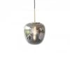 Hubsch Hanglamp Grijs Glas Met Messing Detail -Hubsch hubsch hanglamp grijs glas met messing detail