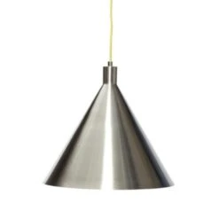 Hubsch Hanglamp Metaal - Nickel/geel