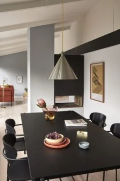 Hubsch Hanglamp Metaal - Nickel/geel -Hubsch hubsch hanglamp metaal nickel geel 4