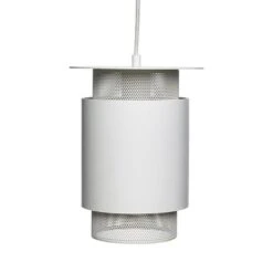 Hubsch -Hubsch hubsch hanglamp wit metaal mesh 1