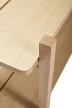 Hubsch Kast Met 2 Planken Eikenhout - Naturel -Hubsch hubsch kast met 2 planken eikenhout naturel 2