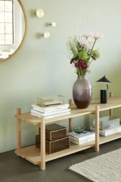 Hubsch Kast Met 2 Planken Eikenhout - Naturel -Hubsch hubsch kast met 2 planken eikenhout naturel 3