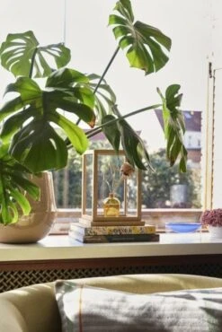 Hubsch Keramieken Bloempotten Zand - Set Van 2 Stuks -Hubsch hubsch keramieken bloempotten zand set van 2 stuks 2