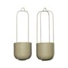 Hubsch Lotus Hangende Bloempotten Set Van 2 Stuks - 941502 -Hubsch hubsch lotus hangende bloempotten set van 2 stuks