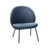 Hubsch Loungestoel Blauw Metaal -Hubsch hubsch loungestoel blauw metaal