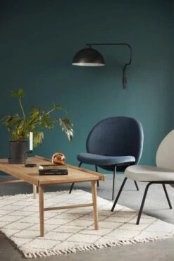 Hubsch Loungestoel Grijs Metaal -Hubsch hubsch loungestoel grijs metaal 3