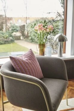 Hubsch Loungestoel - Lichtbruin/geel -Hubsch hubsch loungestoel lichtbruin geel 6