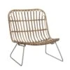 Hubsch Loungestoel Rotan Naturel -Hubsch hubsch loungestoel rotan naturel