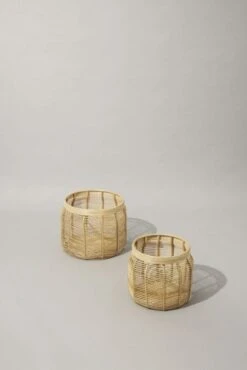 Hubsch Luna Manden Set Van 2 Stuks - 171704 -Hubsch hubsch luna manden set van 2 stuks 171704 7