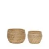 Hubsch Luxe Manden Set Van 2 Stuks - 171701 -Hubsch hubsch luxe manden set van 2 stuks 171701