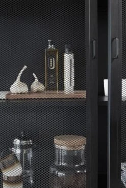 Hubsch Metalen Kast Zwart -Hubsch hubsch metalen kast zwart 2