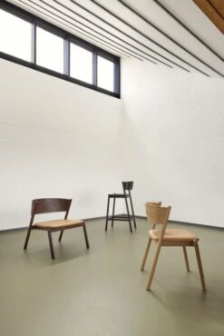 Hubsch Oblique Barstoel Zwart - 331608 -Hubsch hubsch oblique barstoel zwart 331608 4