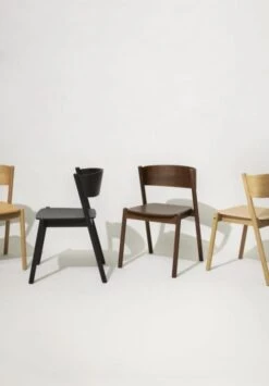 Hubsch Oblique Stoel Donkerbruin - 331602 -Hubsch hubsch oblique stoel donkerbruin 331602 6