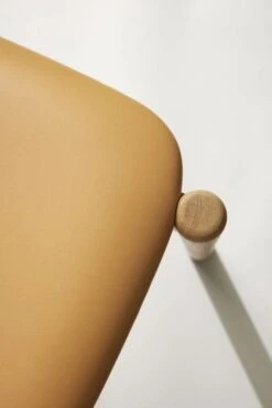 Hubsch Oblique Stoel Met Leren Zitting - 331603 -Hubsch hubsch oblique stoel met leren zitting 331603 4