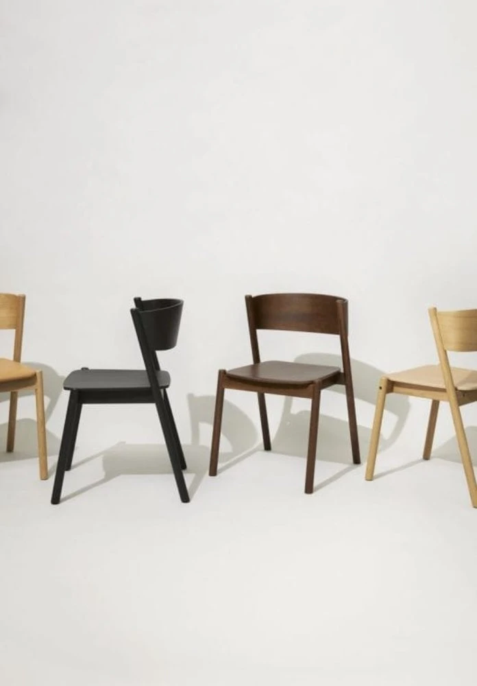 Hubsch Oblique Stoel Zwart - 331604 10 Hubsch Oblique Stoel Zwart - 331604 - Afbeelding 8