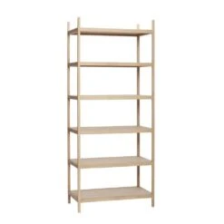 Hubsch Opbergkast Hout Met 6 Planken