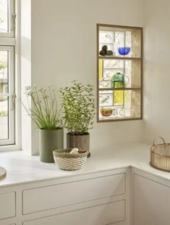 Hubsch Palm Manden Set Van 2 Stuks - 821505 -Hubsch hubsch palm manden set van 2 stuks 821505 2