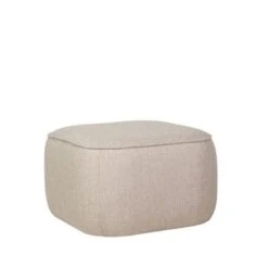 Hubsch Poef Polyester- Beige