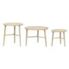 Hubsch Salontafel Hout - Set Van 3 -Hubsch hubsch salontafel hout set van 3