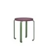 Hubsch Smile Kruk Burgundy/groen - 021607 -Hubsch hubsch smile kruk burgundy groen 021607