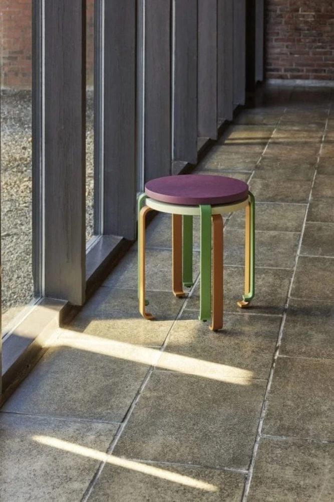 Hubsch Smile Kruk Lichtblauw/khaki - 021608 6 Hubsch Smile Kruk Lichtblauw/khaki - 021608 - Afbeelding 4