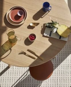 Hubsch Vloerkleed Katoen - Wit/grijs -Hubsch hubsch vloerkleed katoen wit grijs 2