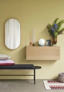 Hubsch Vloerkleed Polyester - Beige/rood/grijs -Hubsch hubsch vloerkleed polyester beige rood grijs 5