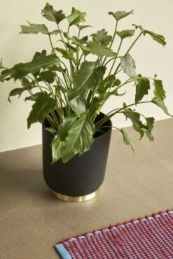 Hubsch Vloerkleed Wol - Blauw/bordeaux -Hubsch hubsch vloerkleed wol blauw bordeaux 9