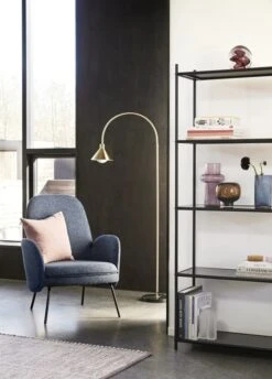 Hubsch Vloerlamp Metaal/marmer - Messing -Hubsch hubsch vloerlamp metaal marmer messing 2